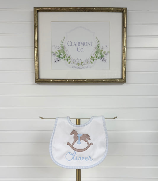 Boy Bib & Burp Cloth Bundle
