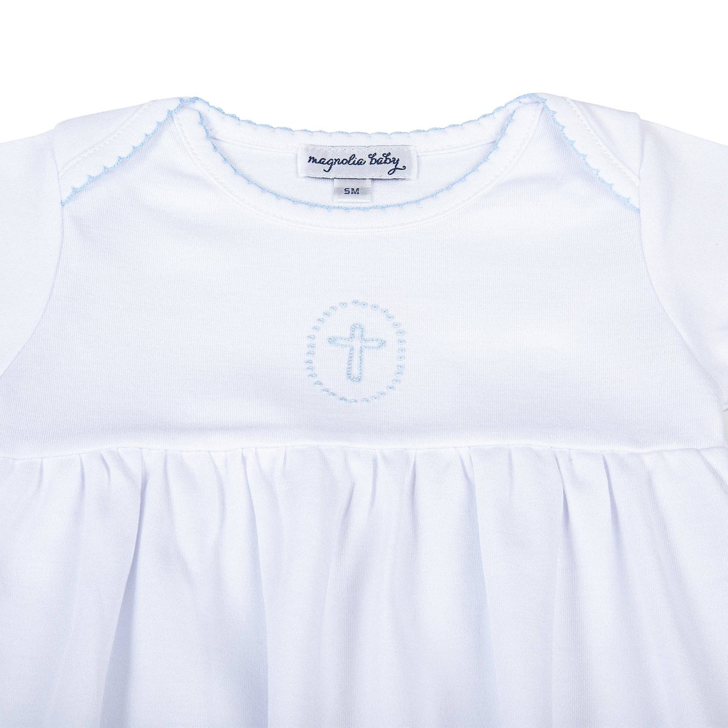Blue Blessed Embroidered Gown